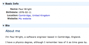 LiveJournal Profile Screenshot Software Developer LiveJournal Profile Screenshot Software Developer