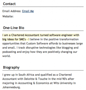 TypePad Profile Screenshot Shot TypePad Profile Screenshot Shot