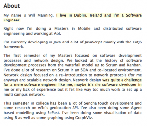 Wordpress Profile Screenshot Software Developer Wordpress Profile Screenshot Software Developer
