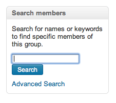 Search Members in a LinkedIn Group