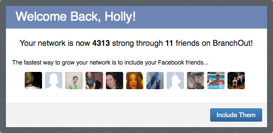 BranchOut on Facebook BranchOut on Facebook