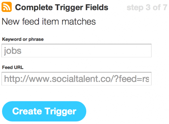 Complete Trigger Fields IFTTT Complete Trigger Fields IFTTT