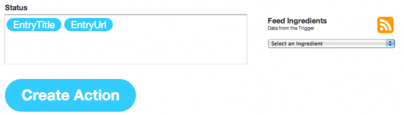Select an Ingredient Entry Title Entry URL IFTTT Select an Ingredient Entry Title Entry URL IFTTT