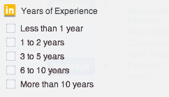 LinkedIn-Advanced-Search-Years-of-Experience