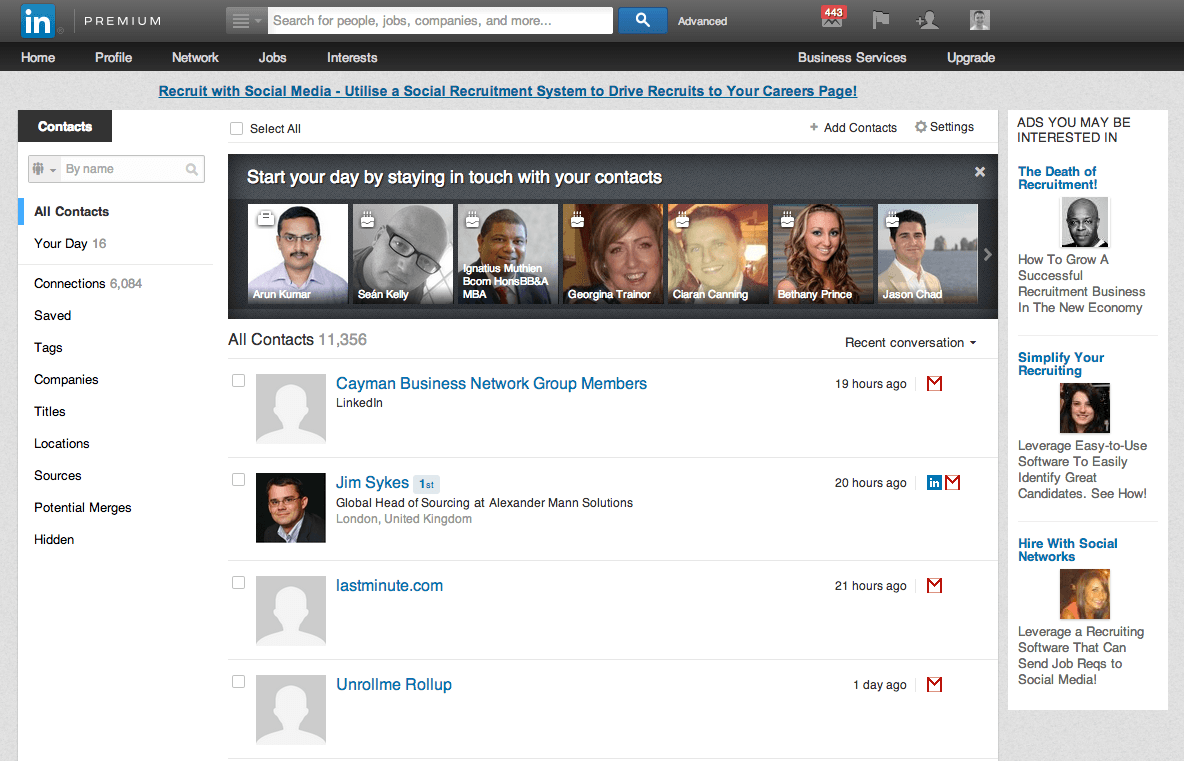 LinkedIn Contacts - Eligible