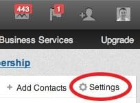 Settings | Sync Twitter & Facebook Contacts on LinkedIn