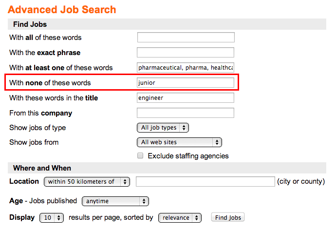 online job search