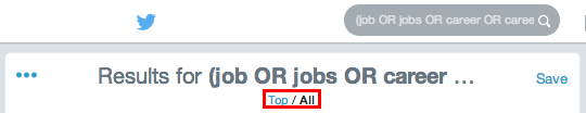 twitter job search