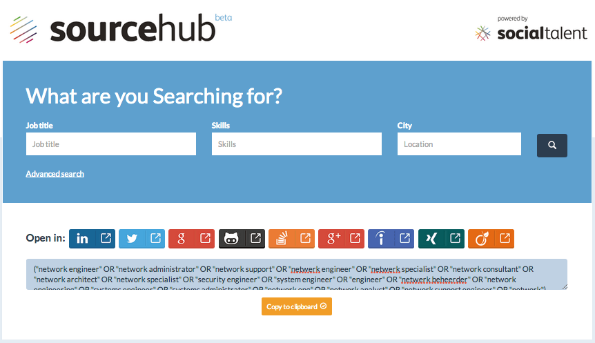 SourceHub by Social Talent