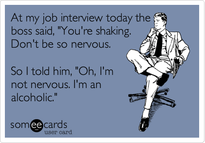 awkward job interview