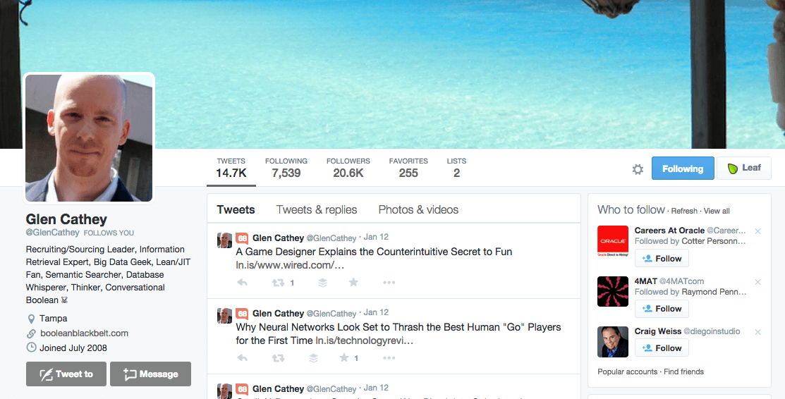 Twitter Accounts Every Recruiter Should Follow