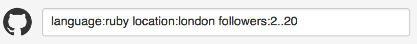 GitHub search