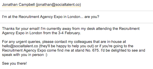 7 Refreshingly Unique Out Of Office Emails Recruiters Can Use To