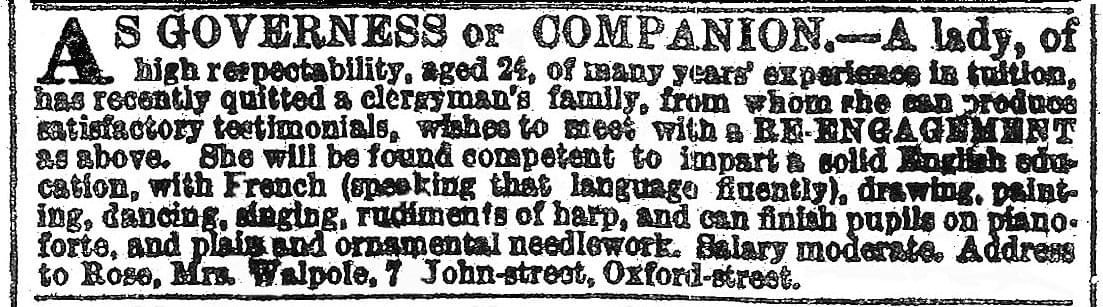 Gov or Comp - Vintage Job Ads