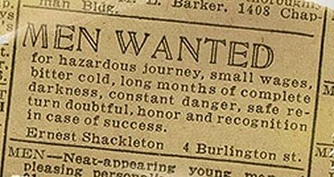 Hazardous Journey - Vintage Job Ads