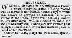 Housemaid - Vintage Job Ads