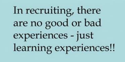 Is experience what recruiting Full cycle