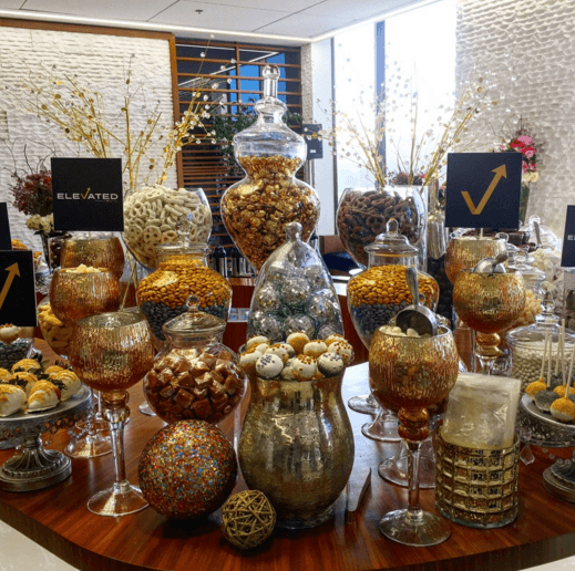 The spread at the Elevated Careers launch in LA. Pic courtesy of @Serena.