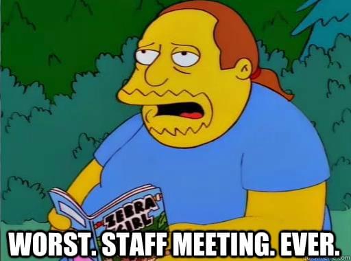 staff meeting