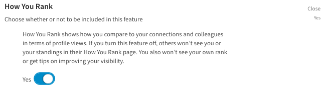 linkedin settings