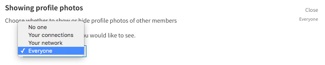 linkedin settings