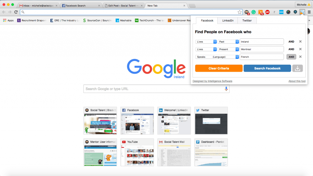 Facebook Search Tool