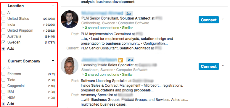 linkedin data