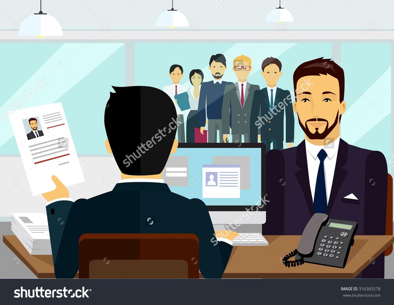 stock-vector-concept-of-hiring-recruiting-interview-look-resume-the-applicant-employer-candidate-and-316365578