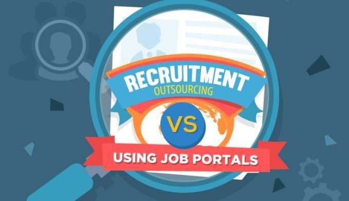Recruitment Outsourcing vs. Using Job Portals (Infographic 
