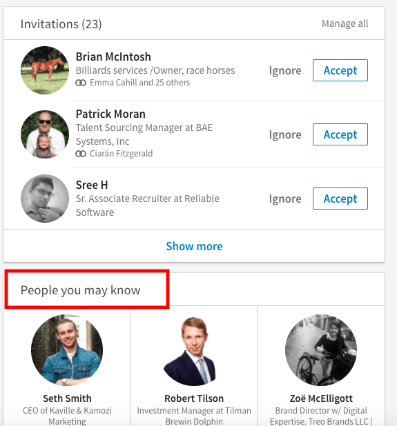 linkedin know