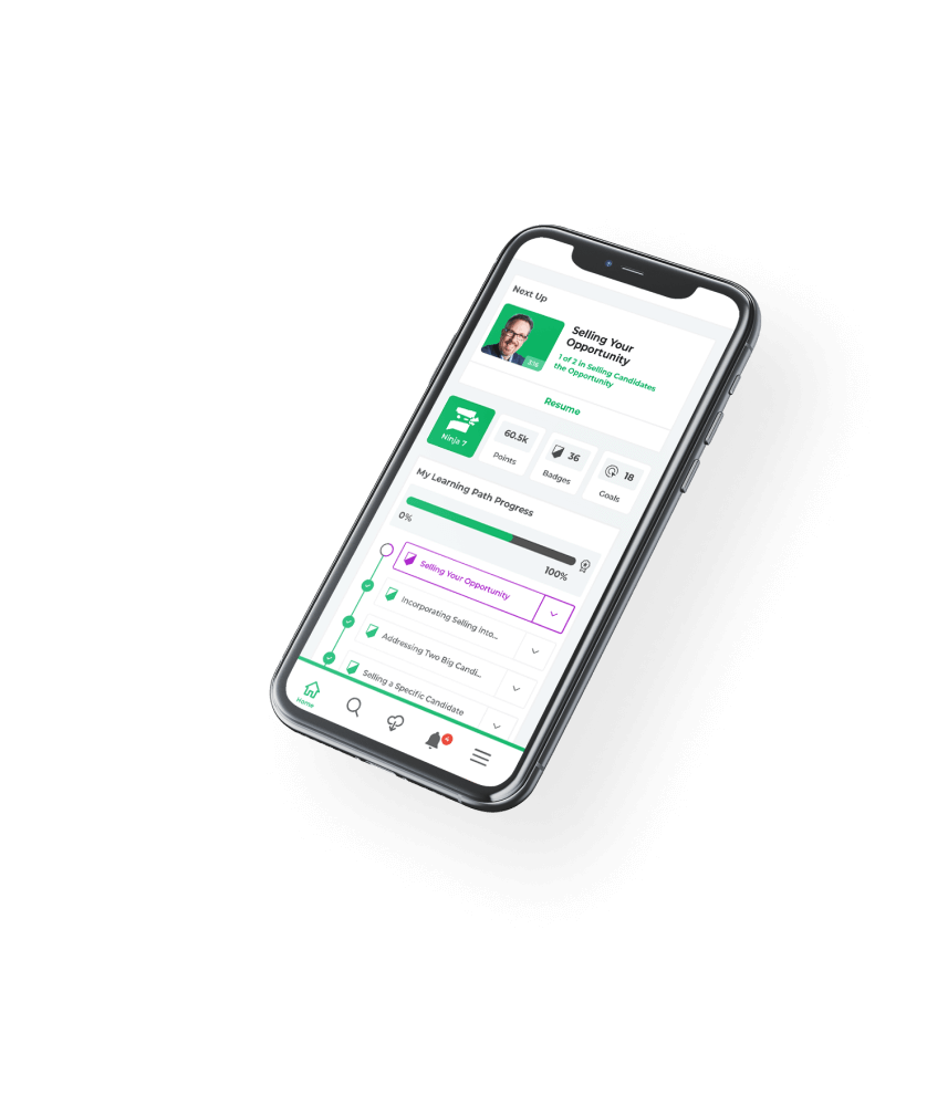 Image SocialTalent Smartphone - Selling your opportunity