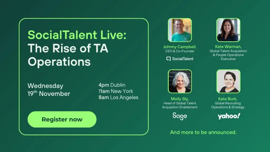 SocialTalent Live: The Rise of TA Operations