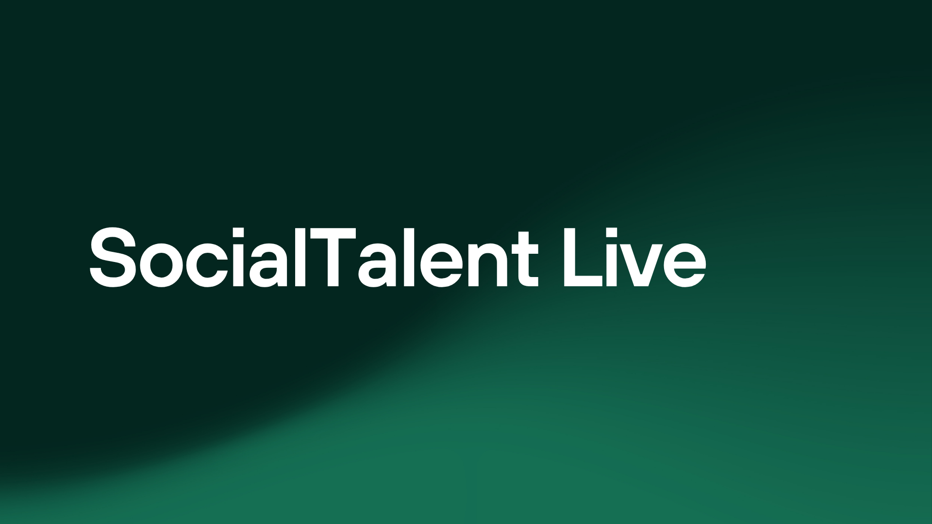 SocialTalent Live: Generative AI