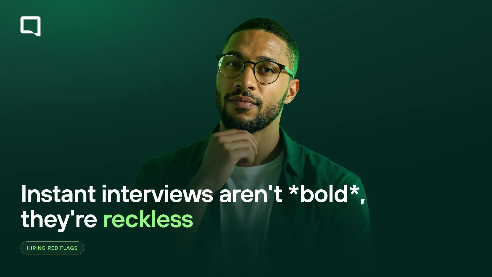 An Instant Interview for a Tattoo Isn't Bold, It's a Red Flag