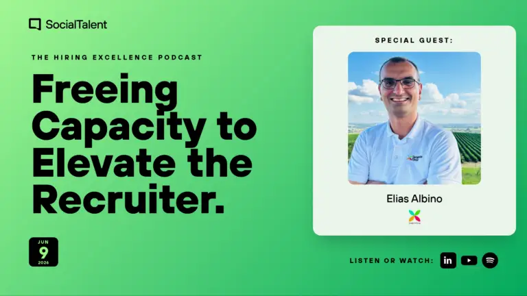 The Hiring Excellence Podcast – Elias Albino – Free Up Capacity to Elevate: Automating TA for Strategic Impact