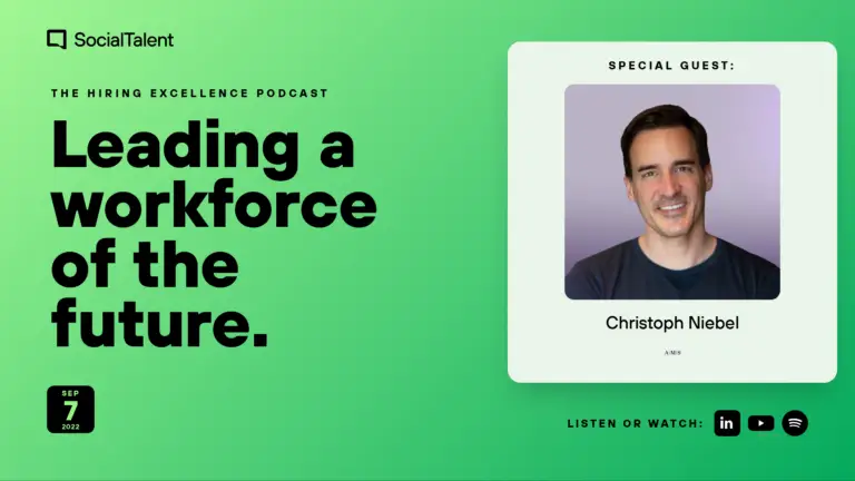 The Hiring Excellence Podcast – Christoph Niebel – Leading a workforce of the future | with Christoph Niebel