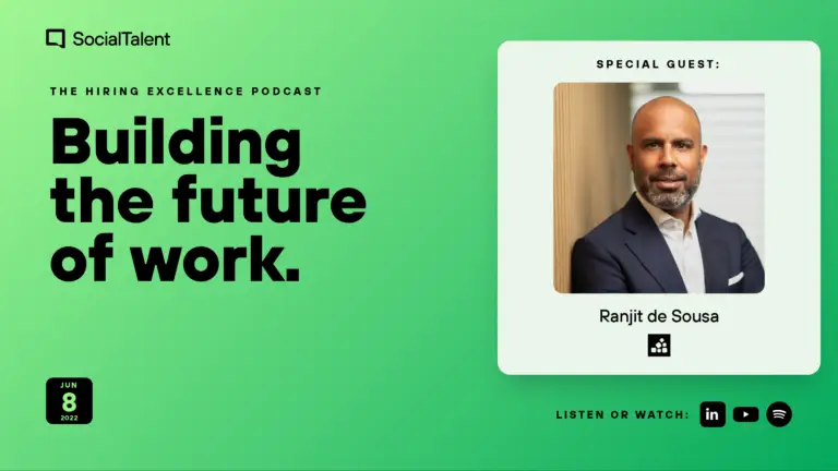 The Hiring Excellence Podcast – Ranjit De Sousa – Building the future of work | with Ranjit de Sousa
