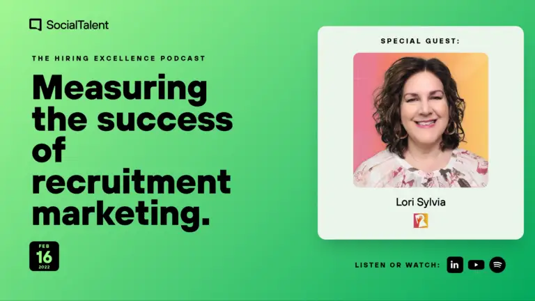 The Hiring Excellence Podcast – Lori Sylvia – Measuring the success of recruitment marketing | with Lori Sylvia