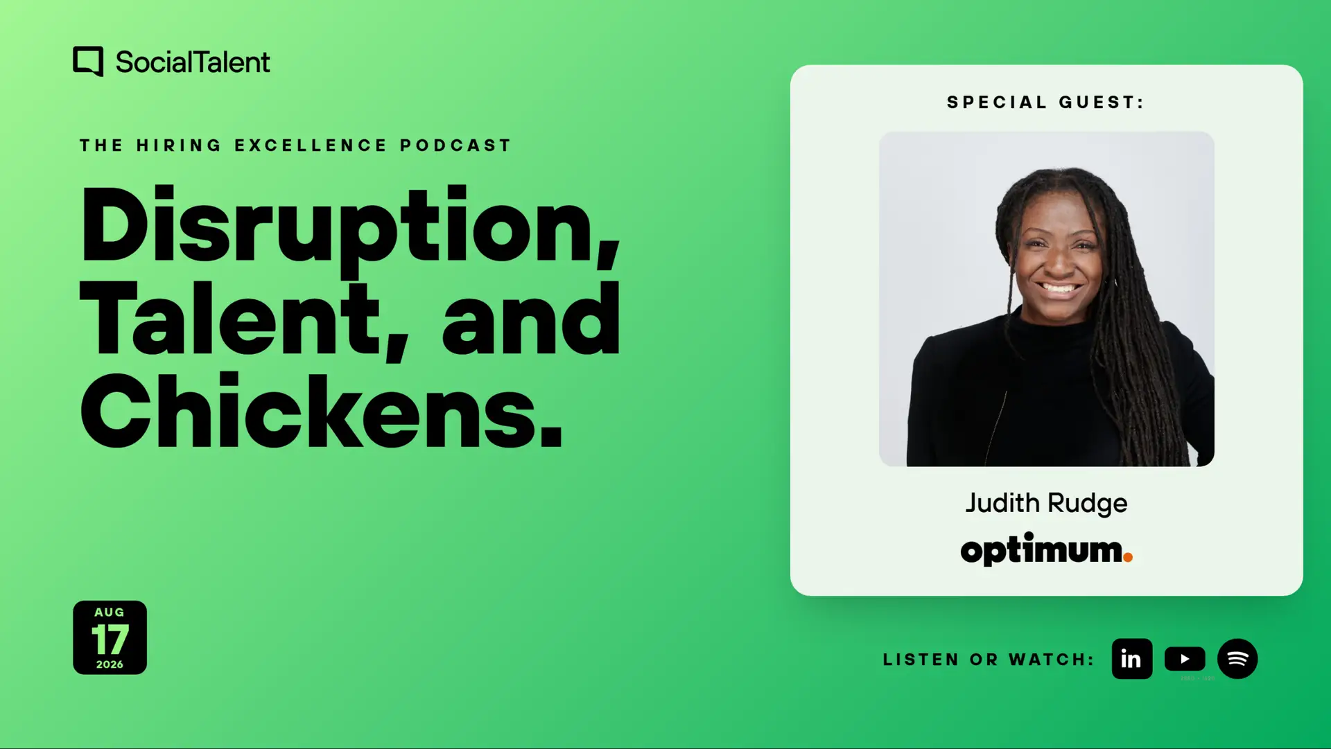 Disruption, Talent, and Chickens: Judith Rudge's TA Lessons