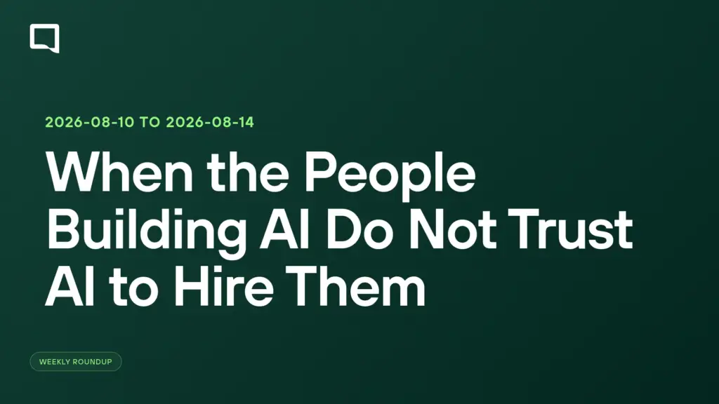When the People Building AI Do Not Trust AI to Hire Them