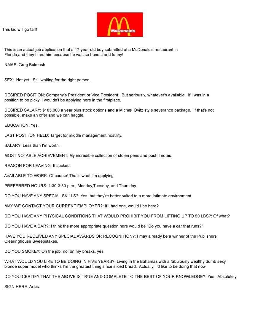 the very best job application fails ever socialtalent